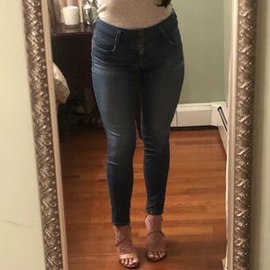 blue spice padded jeans